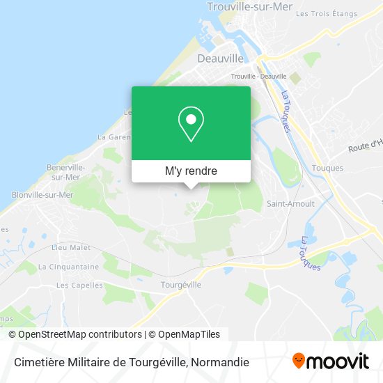 Cimetière Militaire de Tourgéville plan