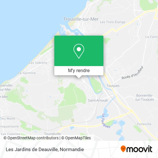 Les Jardins de Deauville plan