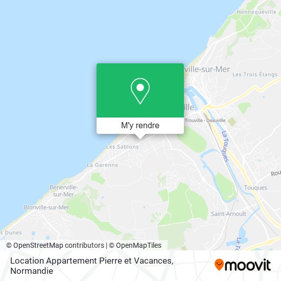 Location Appartement Pierre et Vacances plan