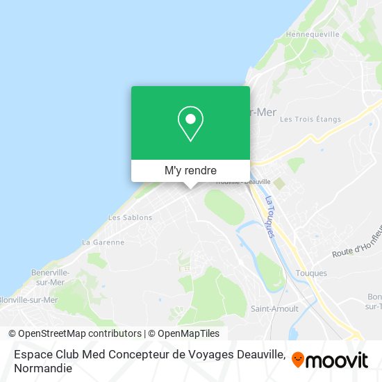 Espace Club Med Concepteur de Voyages Deauville plan