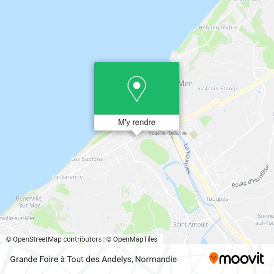Grande Foire à Tout des Andelys plan