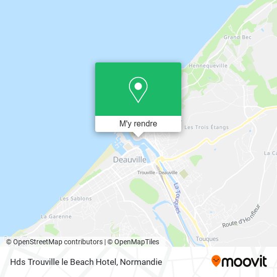 Hds Trouville le Beach Hotel plan