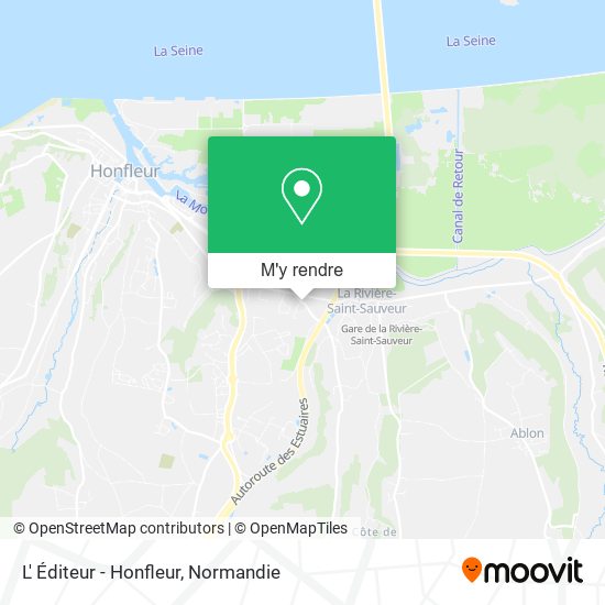 L' Éditeur - Honfleur plan