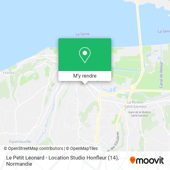 Le Petit Léonard - Location Studio Honfleur (14) plan