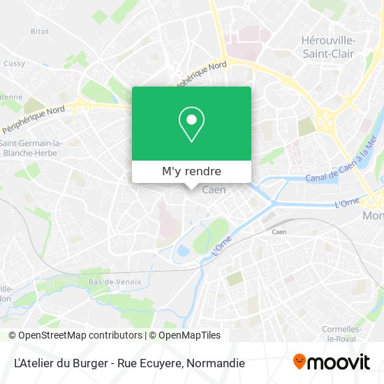 L'Atelier du Burger - Rue Ecuyere plan