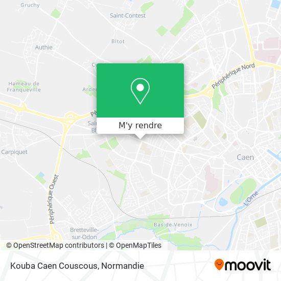 Kouba Caen Couscous plan
