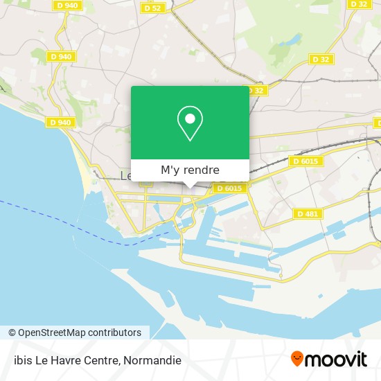 ibis Le Havre Centre plan