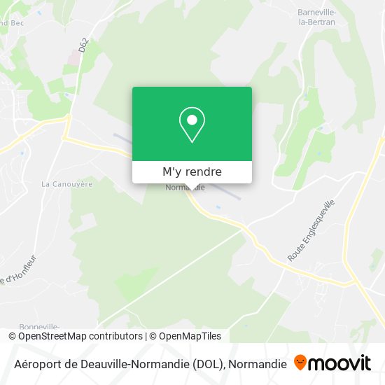 Aéroport de Deauville-Normandie (DOL) plan
