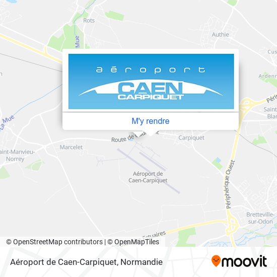 Aéroport de Caen-Carpiquet plan