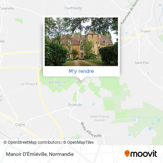 Manoir D'Émiéville plan