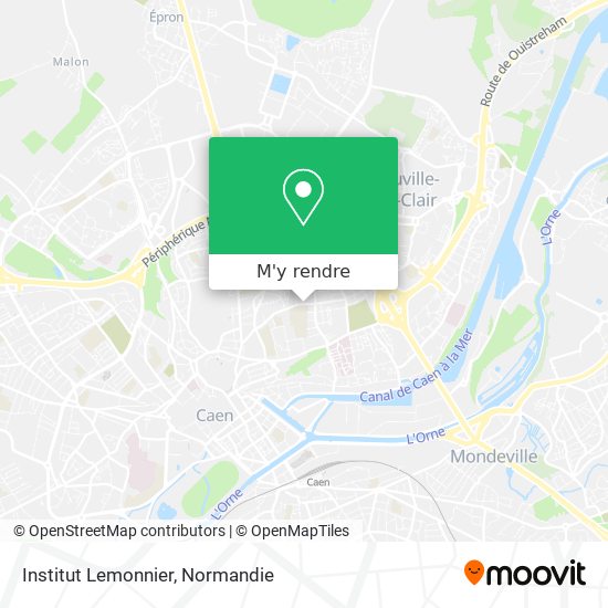 Institut Lemonnier plan