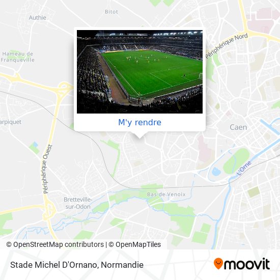 Stade Michel D'Ornano plan