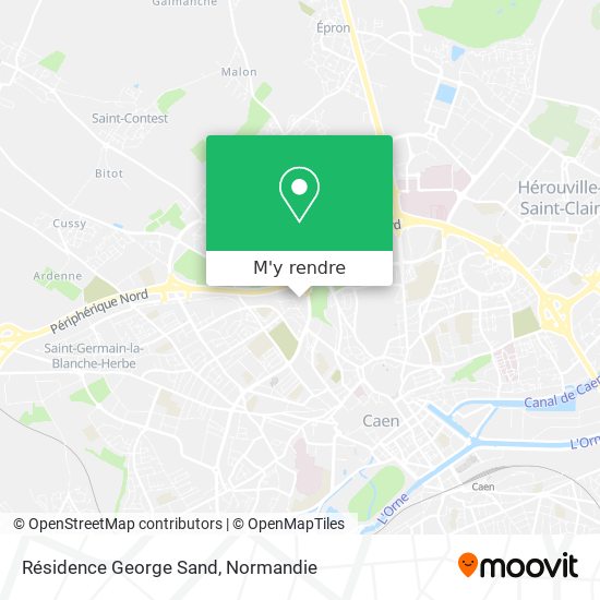 Résidence George Sand plan