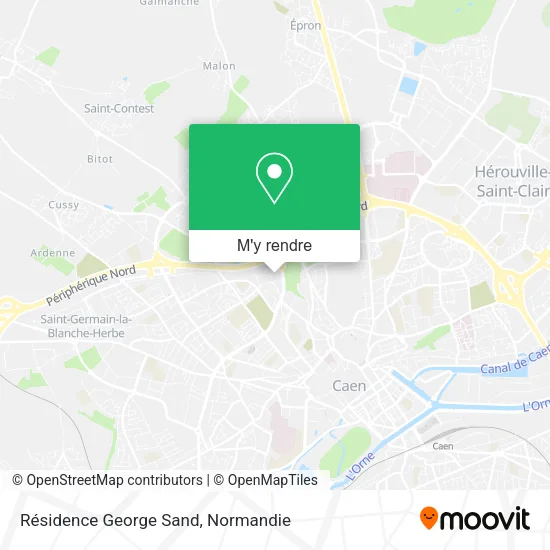 Résidence George Sand plan