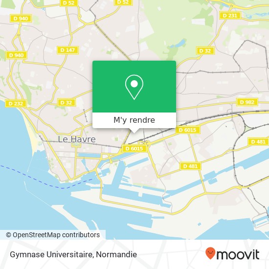 Gymnase Universitaire plan