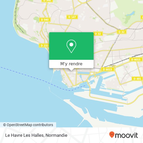 Le Havre Les Halles plan