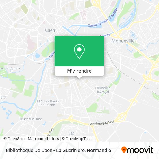 Bibliothèque De Caen - La Guérinière plan