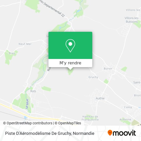 Piste D'Aéromodèlisme De Gruchy plan