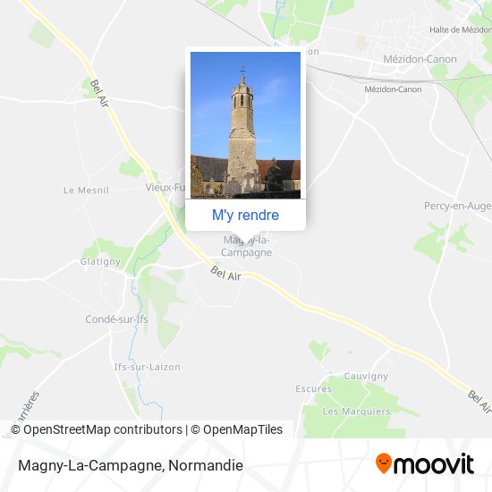 Magny-La-Campagne plan