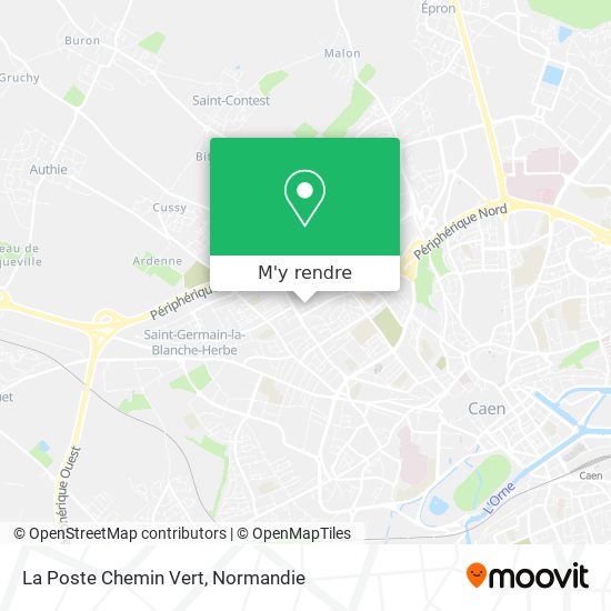 La Poste Chemin Vert plan