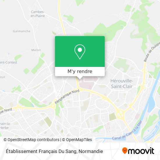 Établissement Français Du Sang plan
