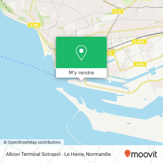 Alkion Terminal Sotrasol - Le Havre plan