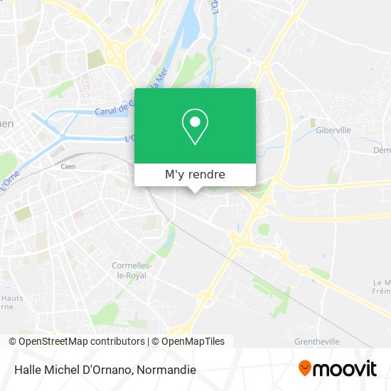 Halle Michel D'Ornano plan
