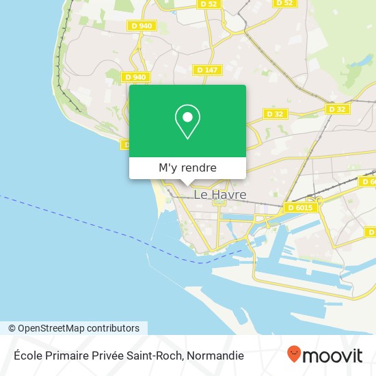 École Primaire Privée Saint-Roch plan