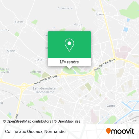 Colline aux Oiseaux plan