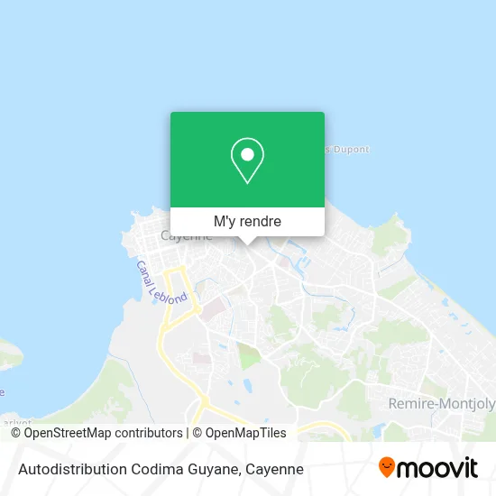 Autodistribution Codima Guyane plan