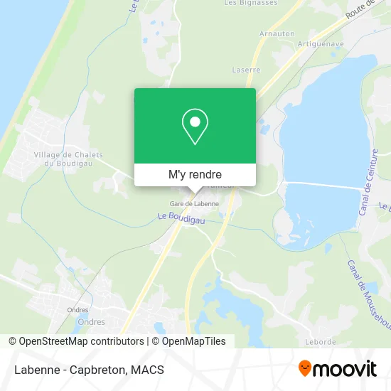 Labenne - Capbreton plan