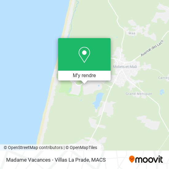 Madame Vacances - Villas La Prade plan