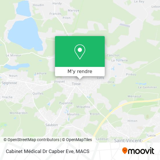 Cabinet Médical Dr Capber Eve plan