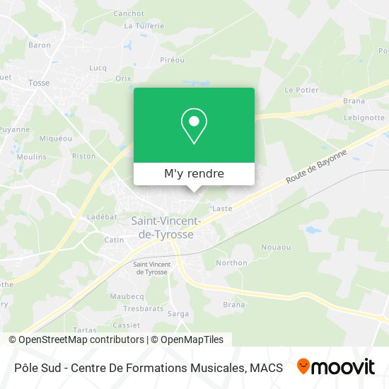Pôle Sud - Centre De Formations Musicales plan
