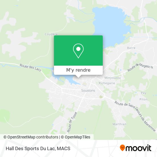Hall Des Sports Du Lac plan