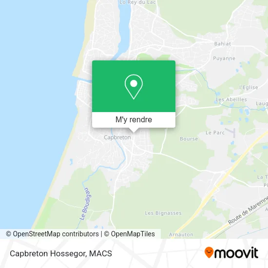 Capbreton Hossegor plan