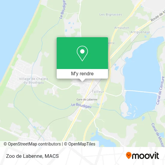 Zoo de Labenne plan