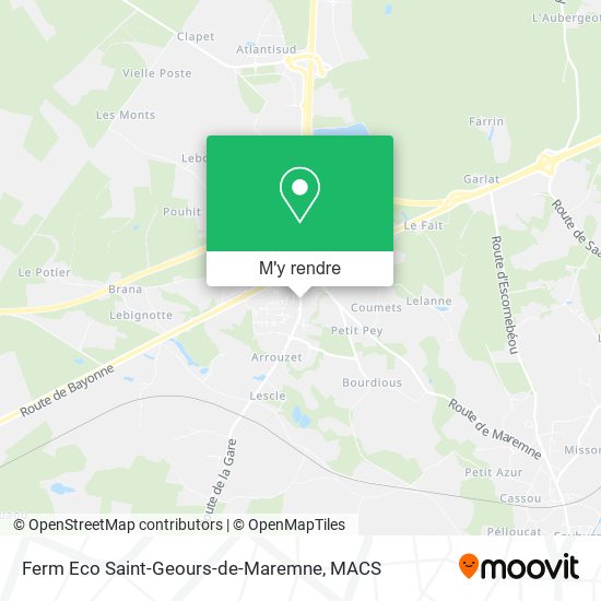 Ferm Eco Saint-Geours-de-Maremne plan