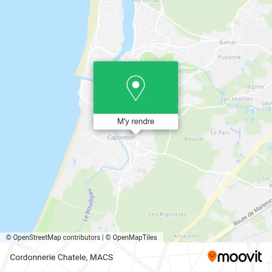 Cordonnerie Chatele plan