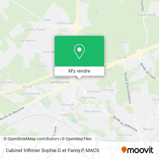 Cabinet Infimier Sophie.G et Fanny.P plan
