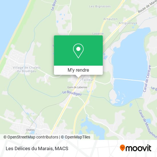Les Délices du Marais plan