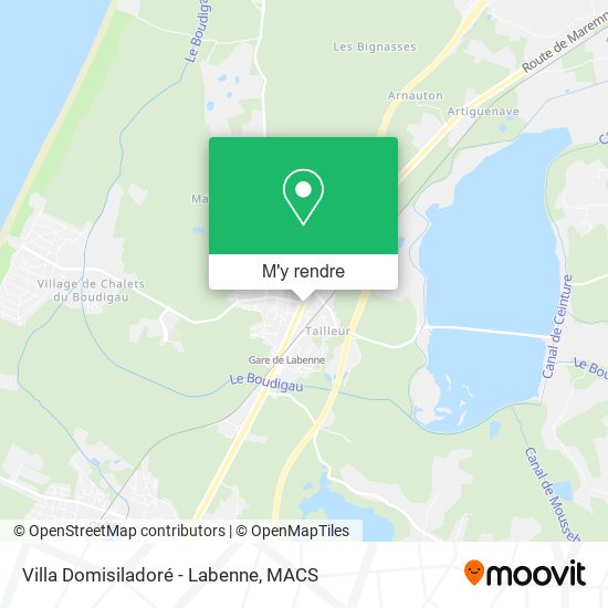 Villa Domisiladoré - Labenne plan