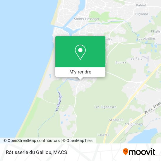Rôtisserie du Gaillou plan