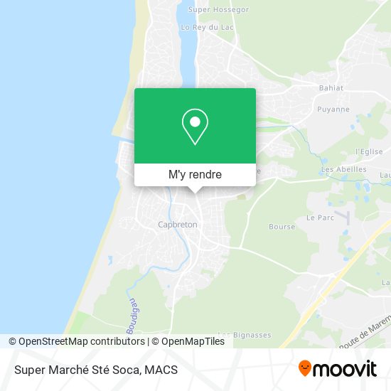 Super Marché Sté Soca plan