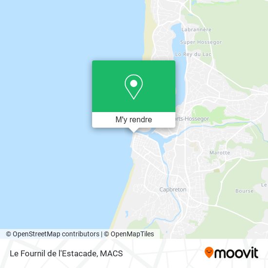 Le Fournil de l'Estacade plan