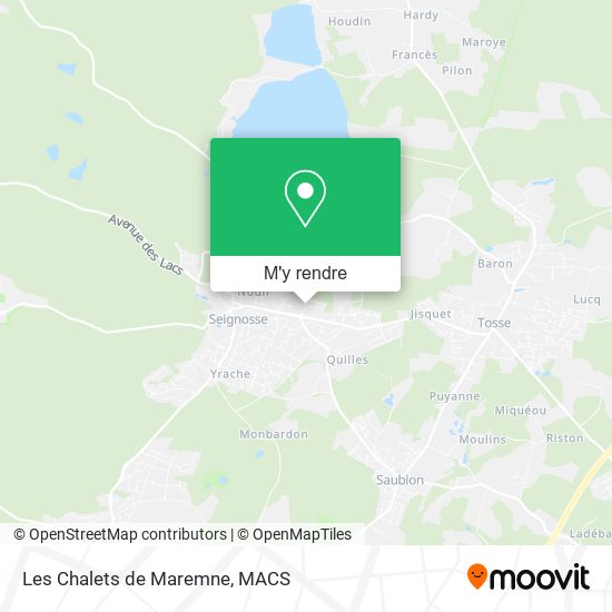 Les Chalets de Maremne plan