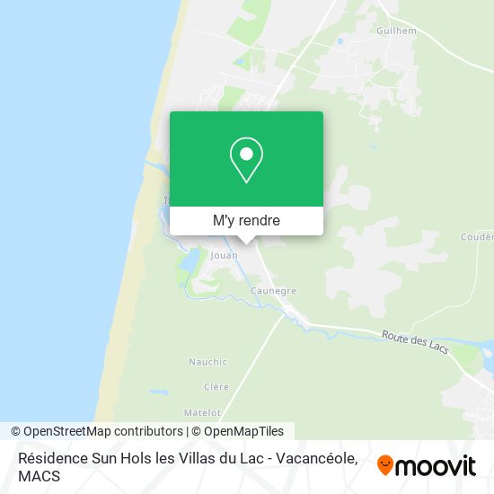 Résidence Sun Hols les Villas du Lac - Vacancéole plan