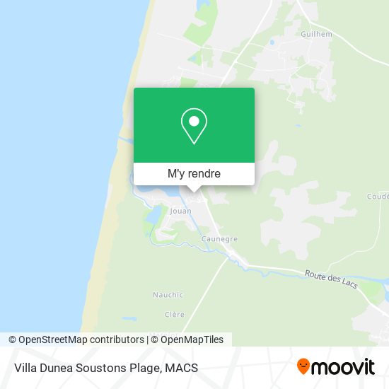 Villa Dunea Soustons Plage plan