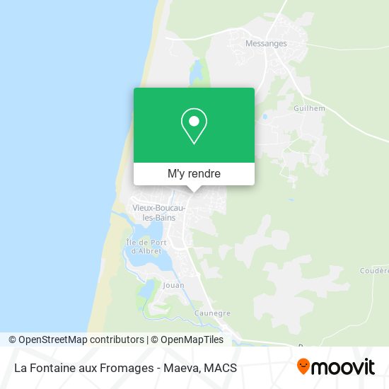La Fontaine aux Fromages - Maeva plan