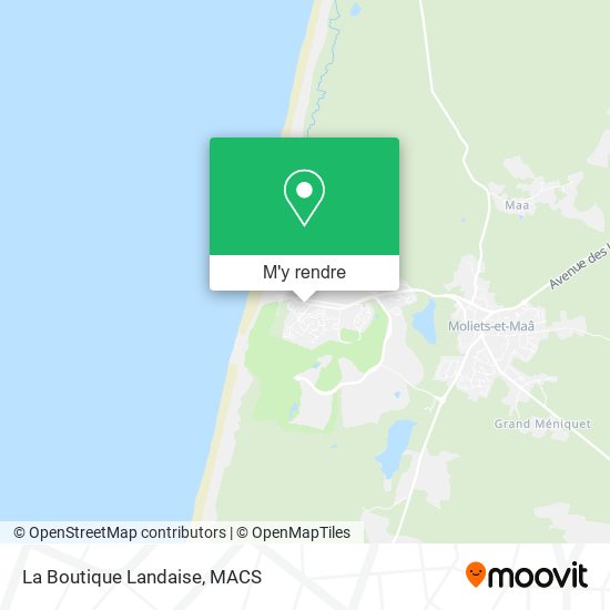 La Boutique Landaise plan